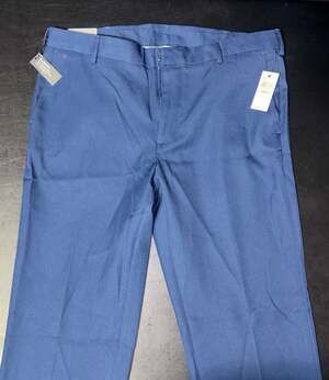 Van Heusen Premium Non-Iron Slim Fit Dress Pants Blue 34X32